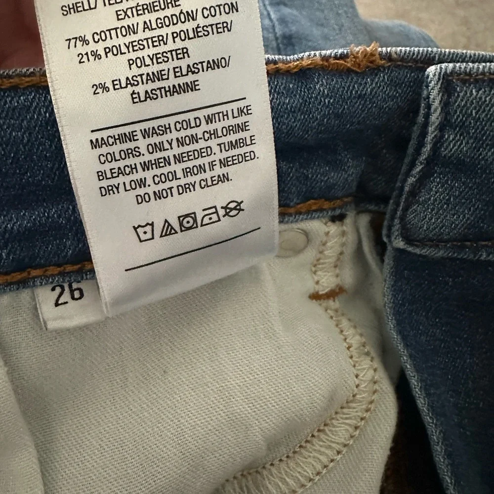 Hudson Jeans Women's Skinny Blue Denim Size 26 (2)